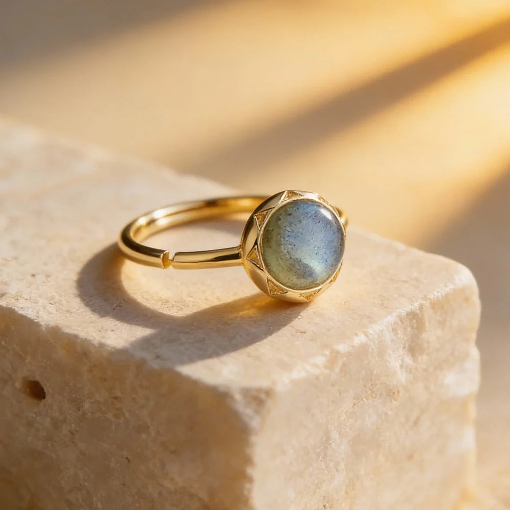 Labradorit-Ring – Innere Harmonie