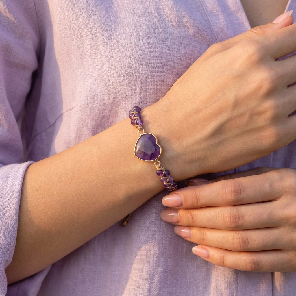 Amethyst-Armband – Ruhe finden