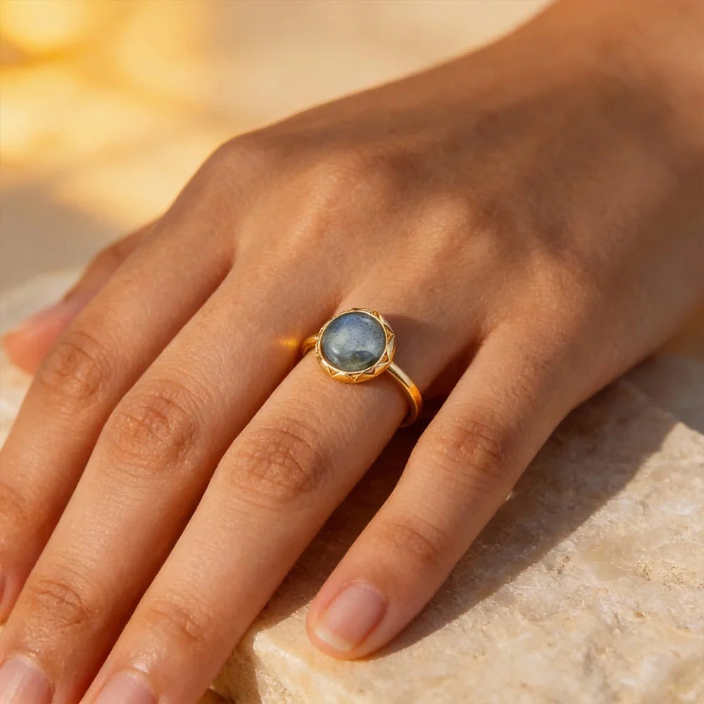 Labradorit-Ring – Innere Harmonie