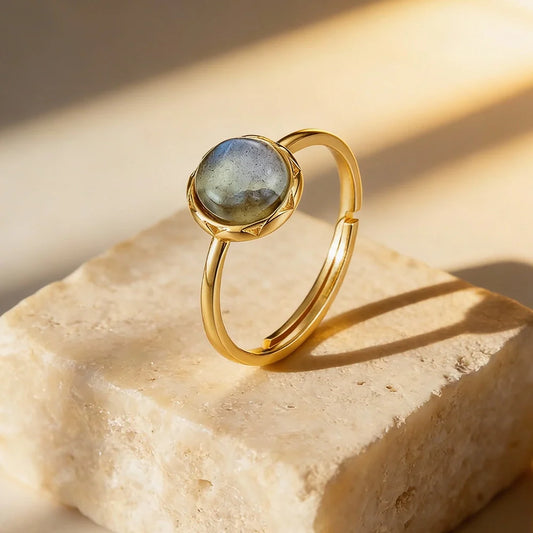 Labradorit-Ring – Innere Harmonie