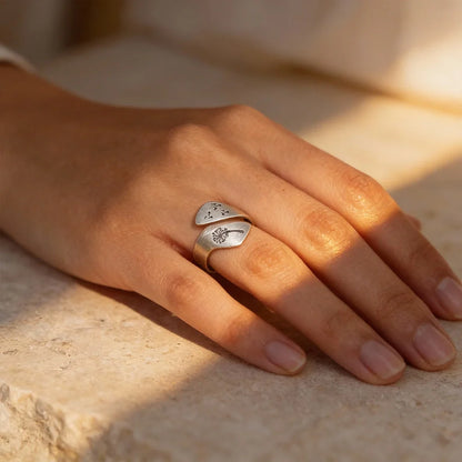 Pusteblumen-Ring – Leichtigkeit