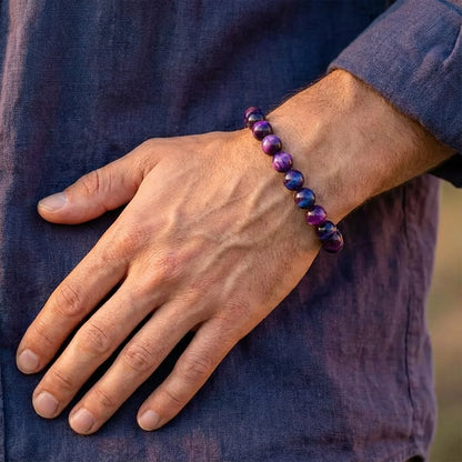 Kosmische Tigerauge-Armband – Klare Ausrichtung