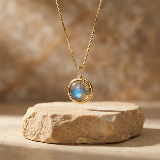 Labradorit-Kette – Sanfte Harmonie
