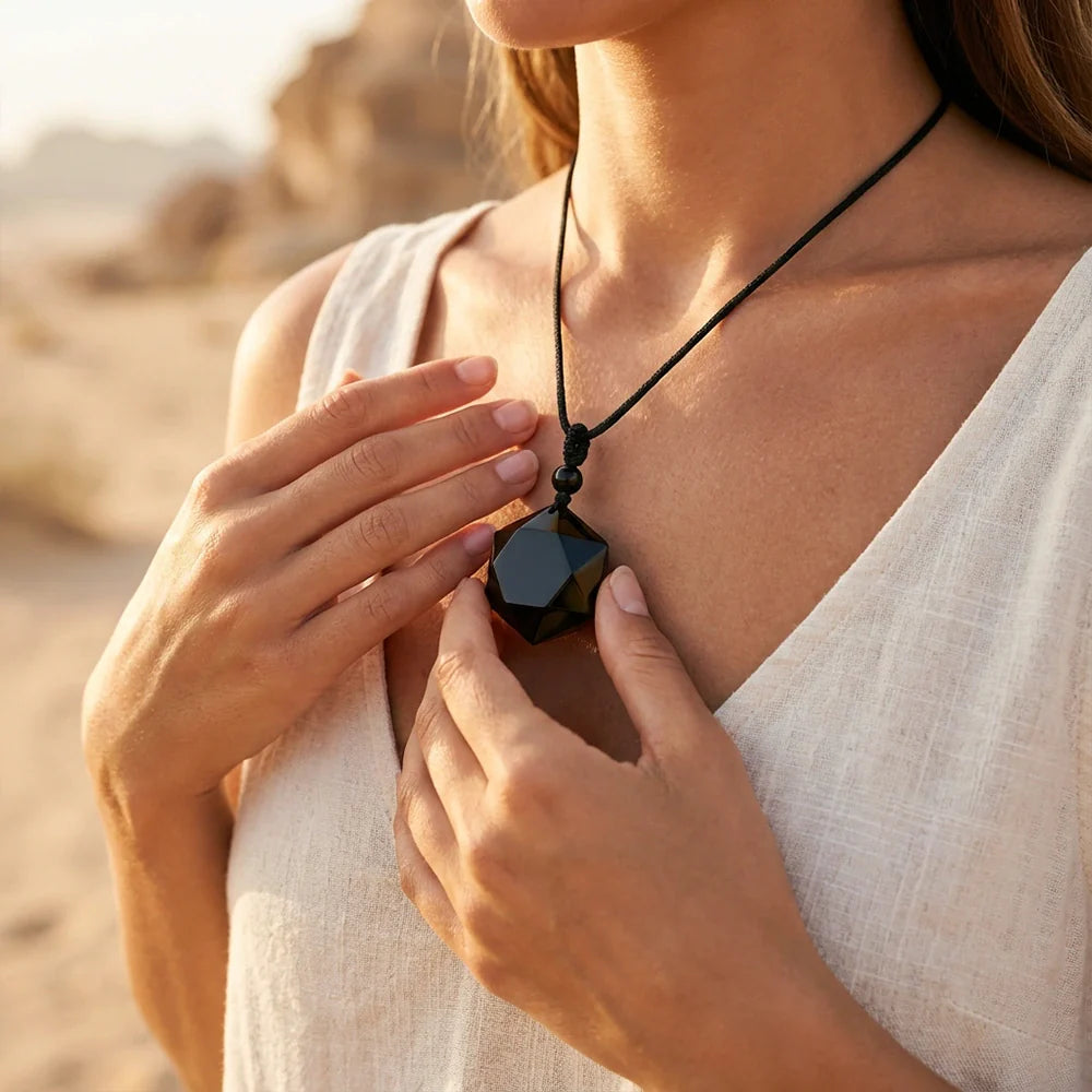 Obsidian-Talisman – Schutz & Erdung